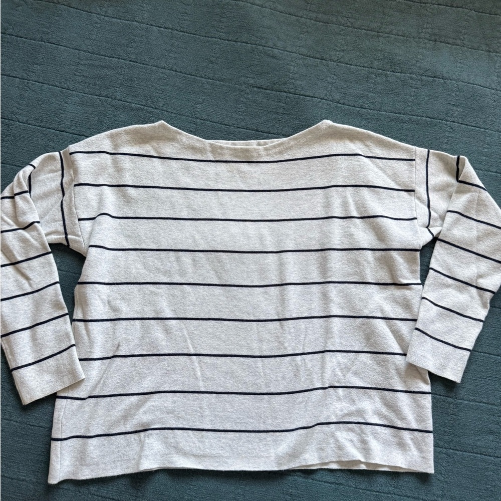 H&M Striped Cotton Sweated